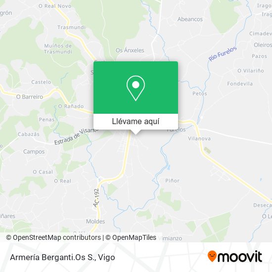 Mapa Armería Berganti.Os S.