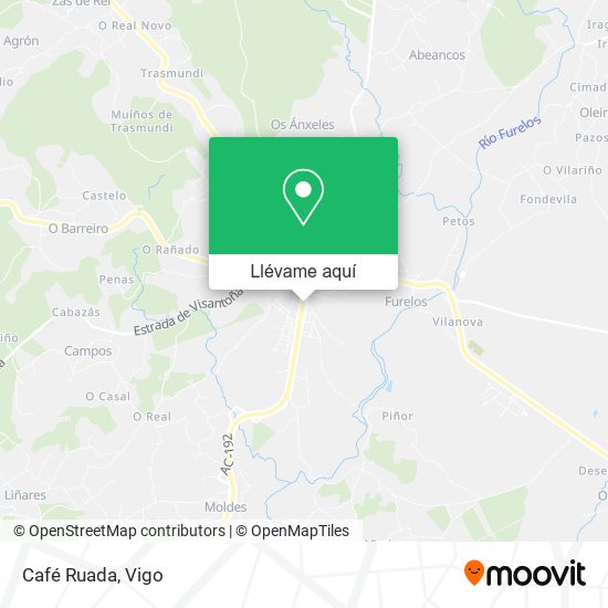 Mapa Café Ruada