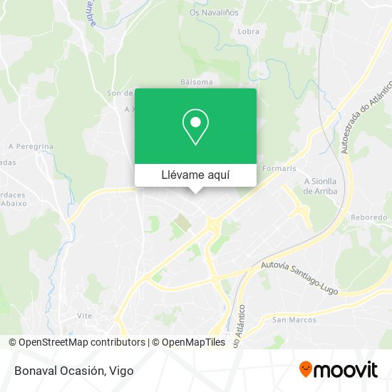 Mapa Bonaval Ocasión
