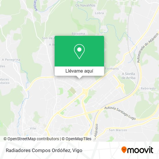 Mapa Radiadores Compos Ordóñez