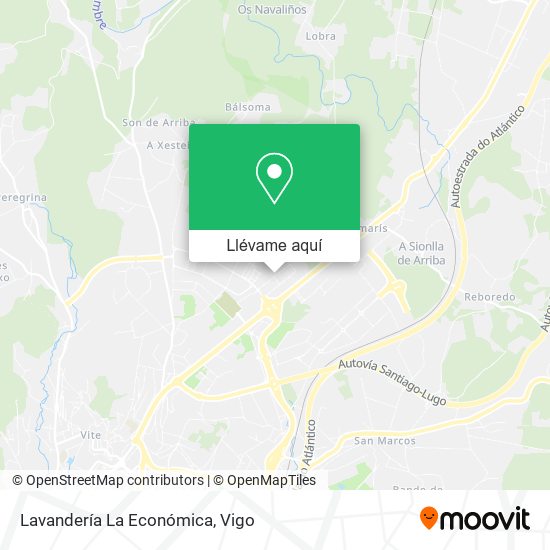 Mapa Lavandería La Económica