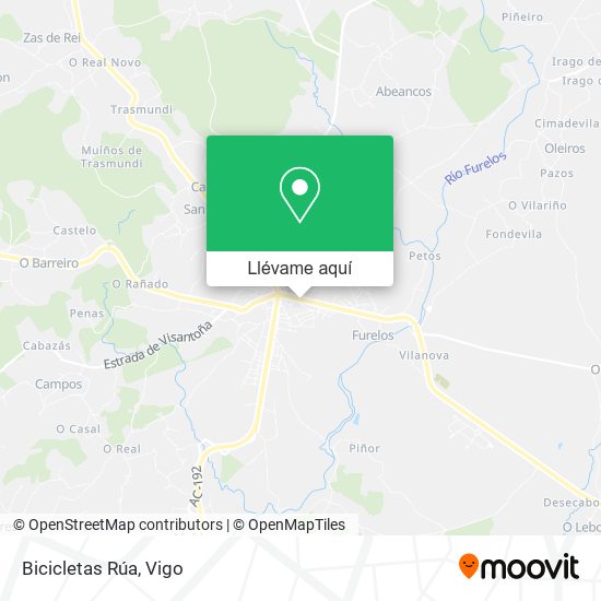 Mapa Bicicletas Rúa
