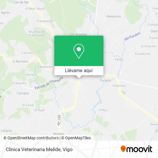 Mapa Clínica Veterinaria Melide