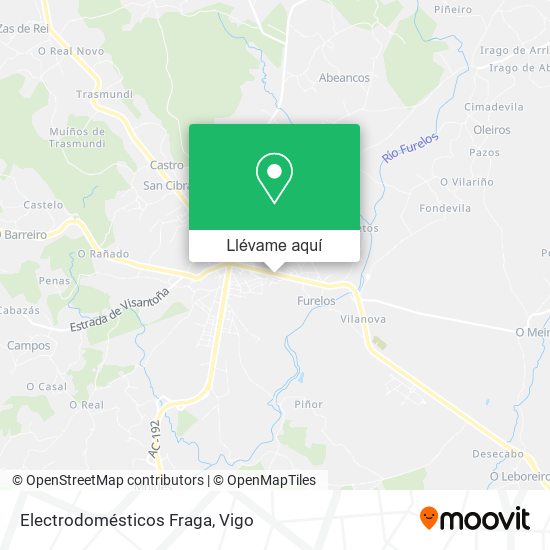 Mapa Electrodomésticos Fraga