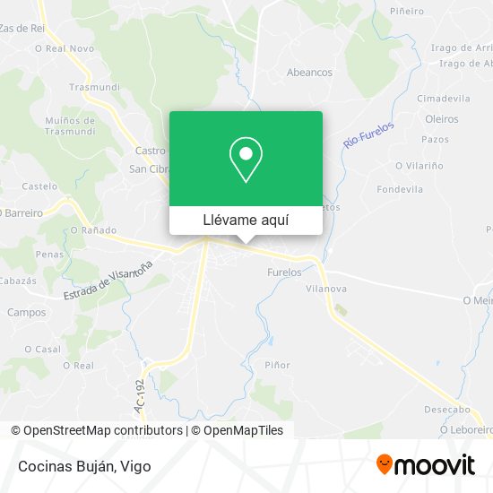 Mapa Cocinas Buján