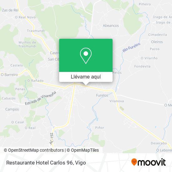 Mapa Restaurante Hotel Carlos 96