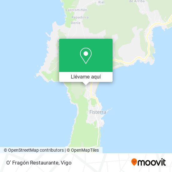 Mapa O' Fragón Restaurante