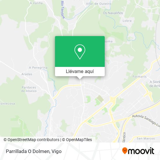Mapa Parrillada O Dolmen