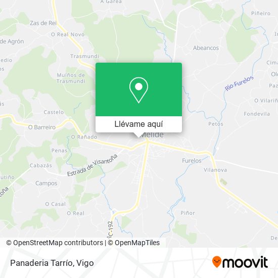 Mapa Panaderia Tarrío
