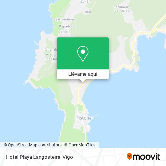 Mapa Hotel Playa Langosteira