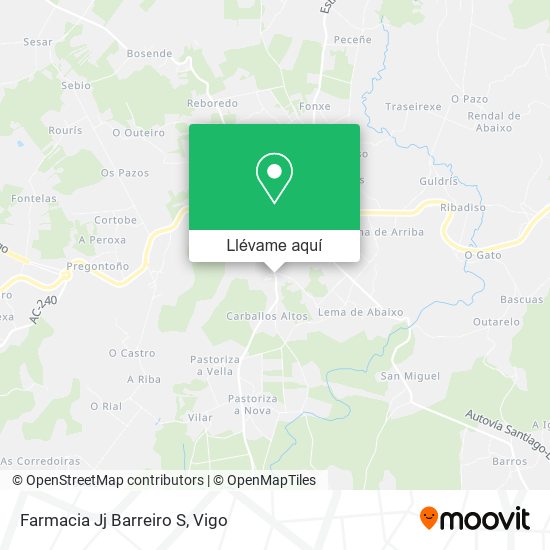 Mapa Farmacia Jj Barreiro S