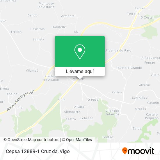 Mapa Cepsa 12889-1 Cruz da