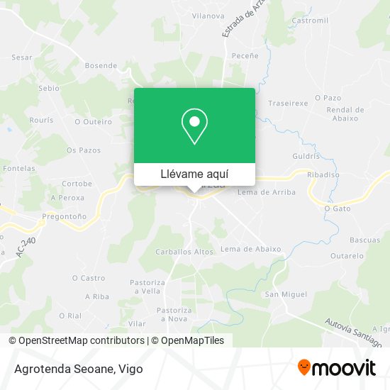 Mapa Agrotenda Seoane