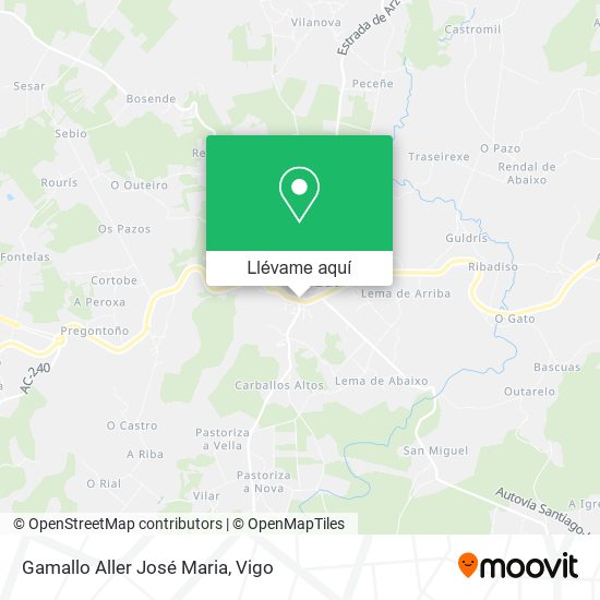 Mapa Gamallo Aller José Maria
