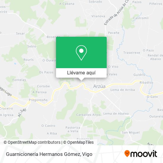 Mapa Guarnicionería Hermanos Gómez