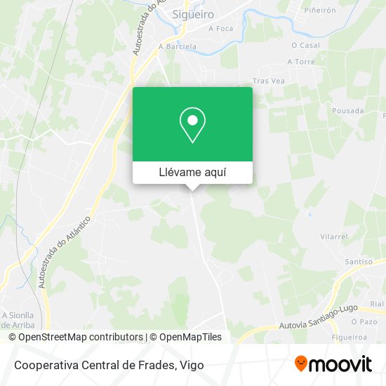 Mapa Cooperativa Central de Frades