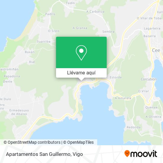 Mapa Apartamentos San Guillermo