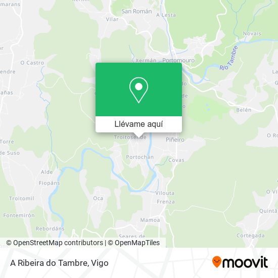 Mapa A Ribeira do Tambre