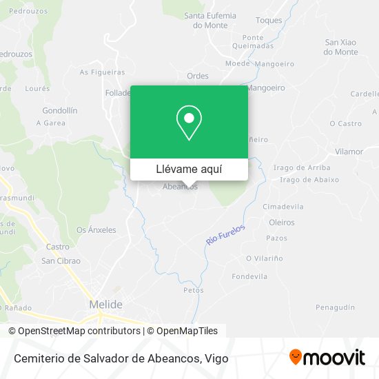 Mapa Cemiterio de Salvador de Abeancos