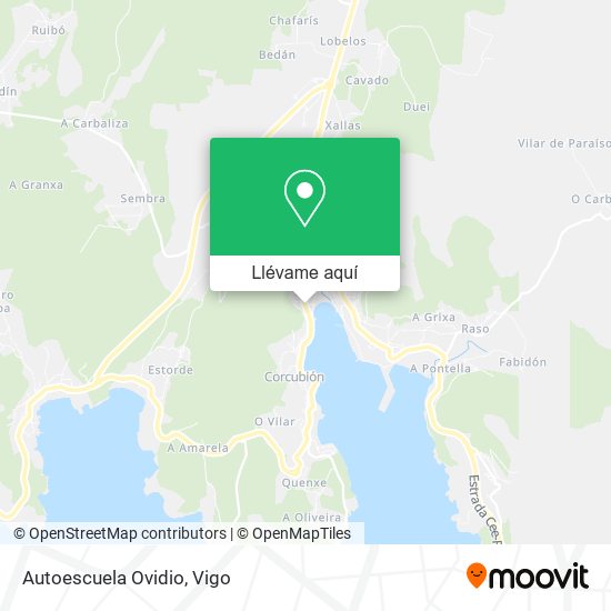 Mapa Autoescuela Ovidio