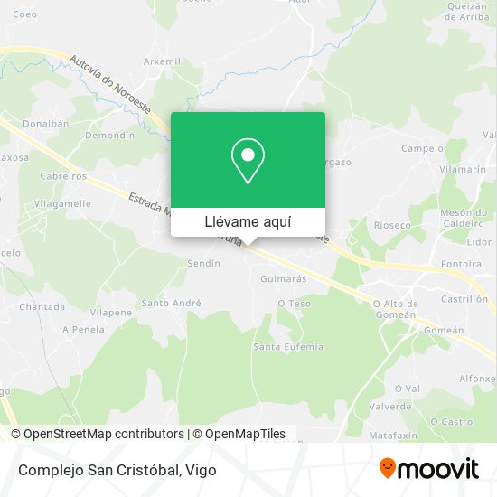 Mapa Complejo San Cristóbal