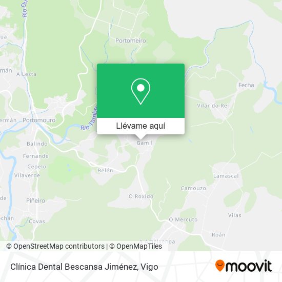 Mapa Clínica Dental Bescansa Jiménez