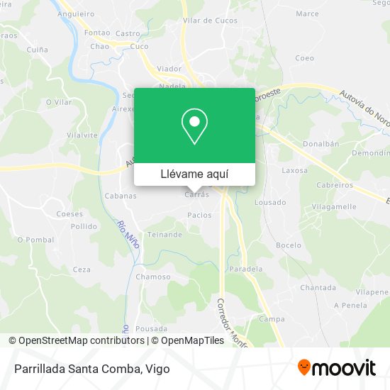 Mapa Parrillada Santa Comba