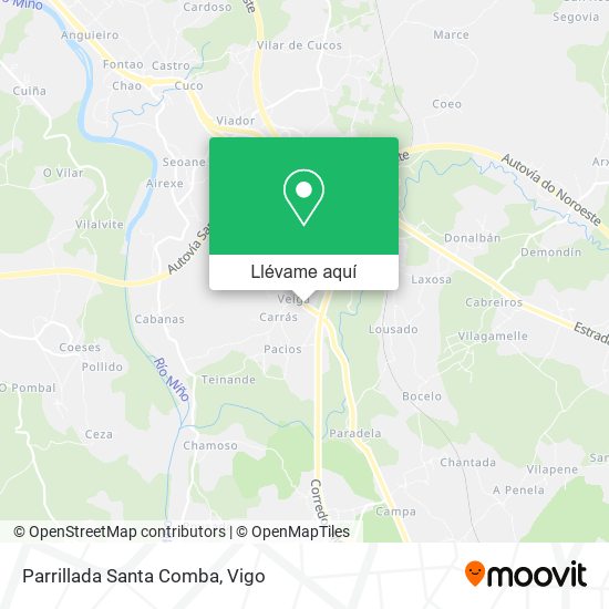 Mapa Parrillada Santa Comba