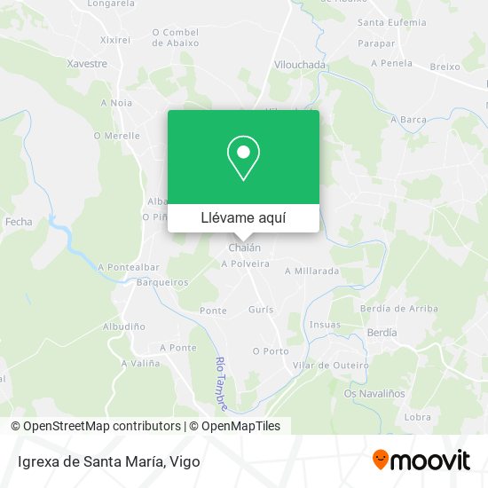 Mapa Igrexa de Santa María