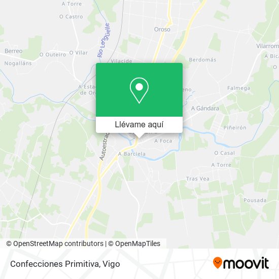 Mapa Confecciones Primitiva