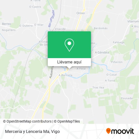 Mapa Merceria y Lencería Ma