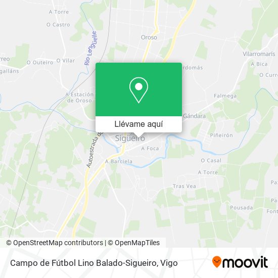 Mapa Campo de Fútbol Lino Balado-Sigueiro