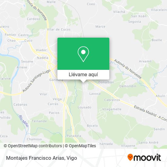 Mapa Montajes Francisco Arias
