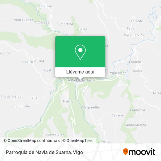 Mapa Parroquia de Navia de Suarna