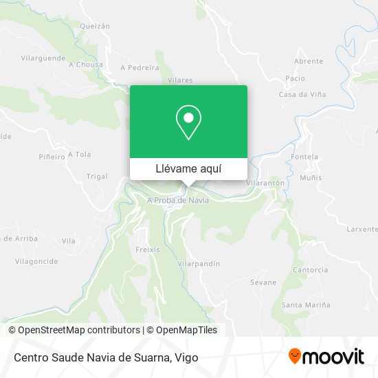 Mapa Centro Saude Navia de Suarna