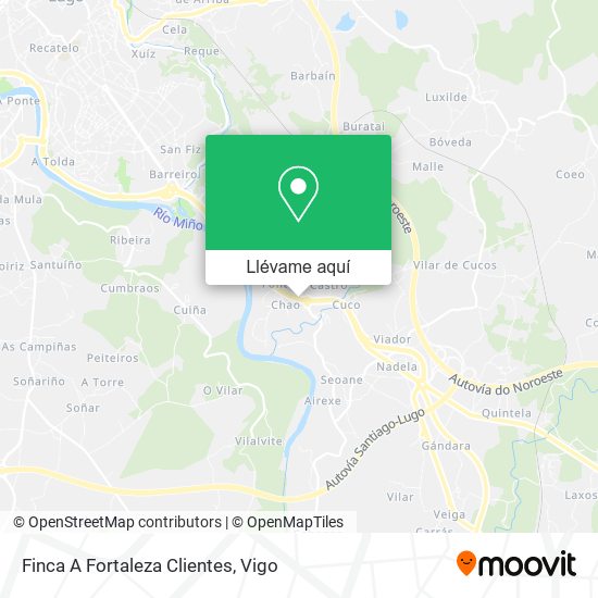 Mapa Finca A Fortaleza Clientes