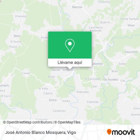 Mapa José Antonio Blanco Mosquera