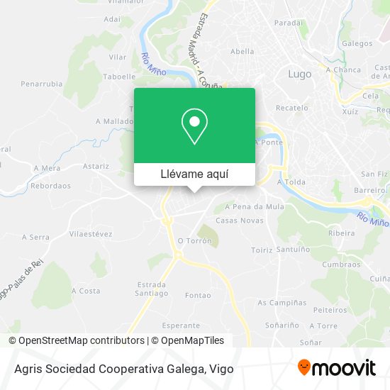 Mapa Agris Sociedad Cooperativa Galega