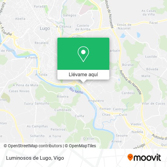 Mapa Luminosos de Lugo