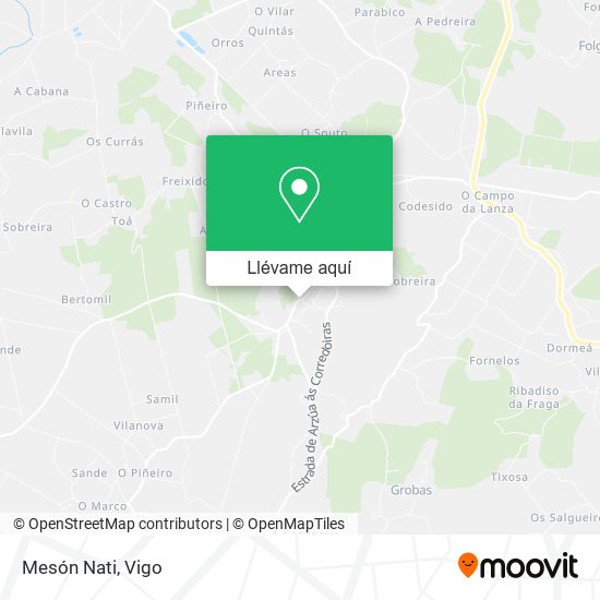 Mapa Mesón Nati