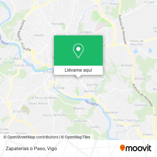 Mapa Zapaterias o Paso