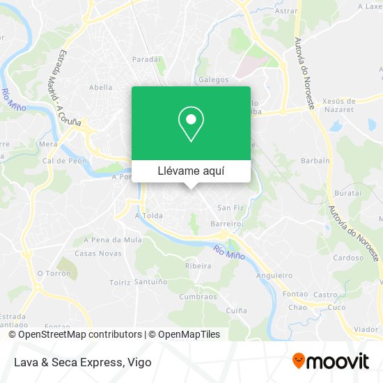Mapa Lava & Seca Express