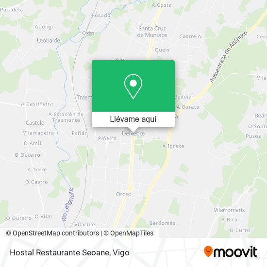 Mapa Hostal Restaurante Seoane