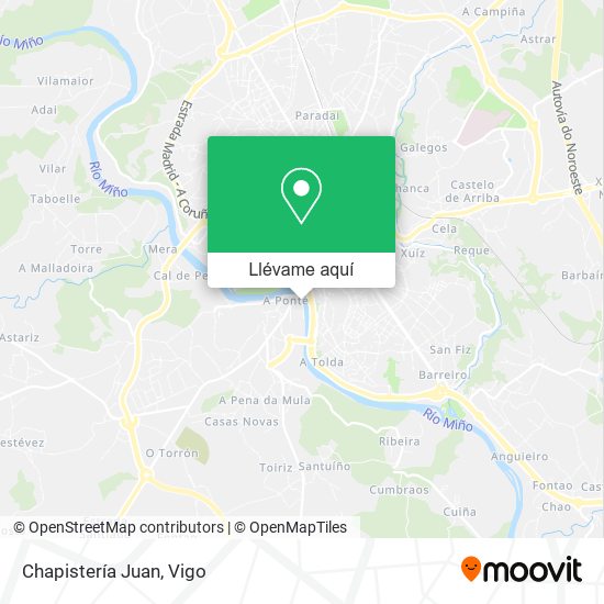 Mapa Chapistería Juan