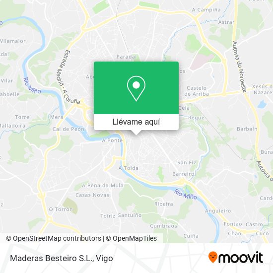 Mapa Maderas Besteiro S.L.