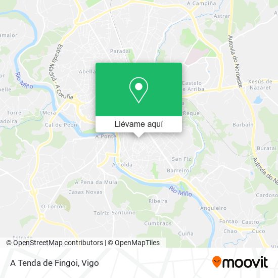 Mapa A Tenda de Fingoi