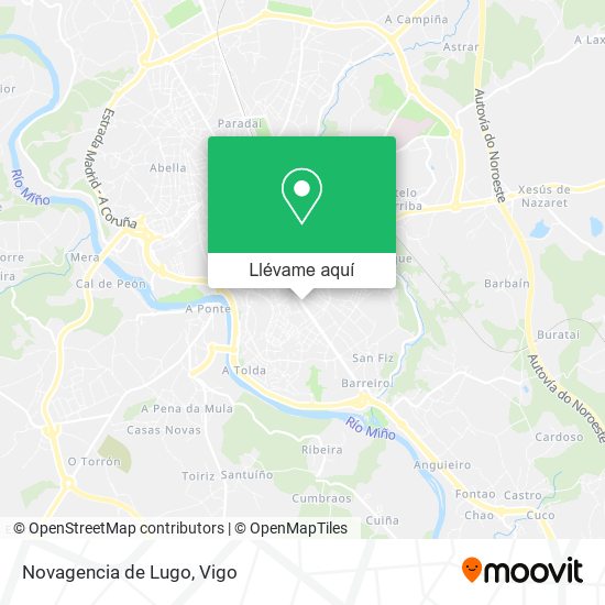 Mapa Novagencia de Lugo