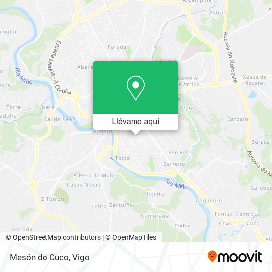 Mapa Mesón do Cuco