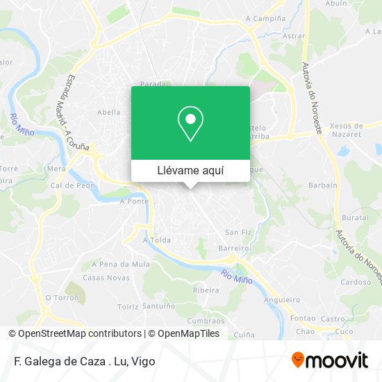 Mapa F. Galega de Caza . Lu