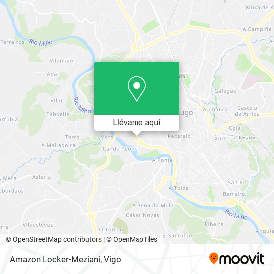 Mapa Amazon Locker-Meziani